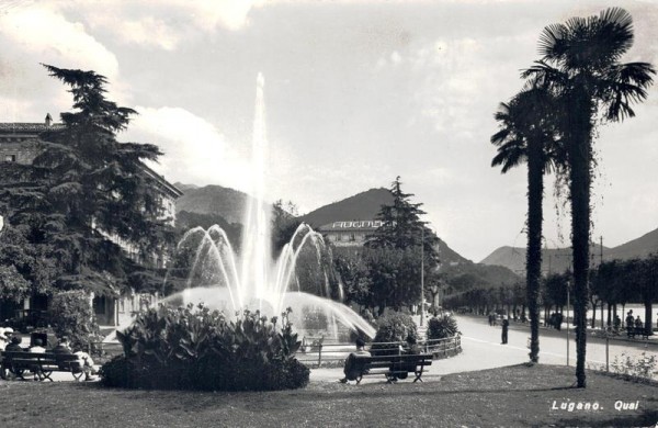 Lugano. Quai
 Vorderseite