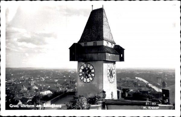 Graz, Uhrturm am Schlossberg Vorderseite
