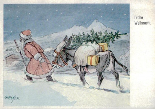 Frohe Weihnachten Vorderseite