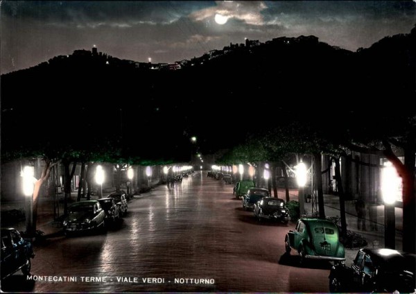 Montecatini Terme - Viale Verdi - Notturno Vorderseite