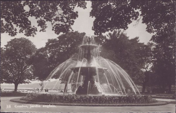 Genève, jardin anglais