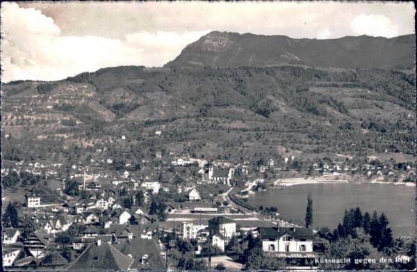Küssnacht gegen den Rigi Vorderseite
