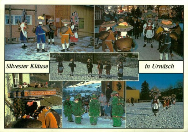 Silvester Kläuse in Urnäsch Vorderseite
