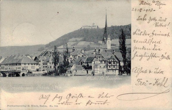 Gruss asu Stein a/Rhein Vorderseite