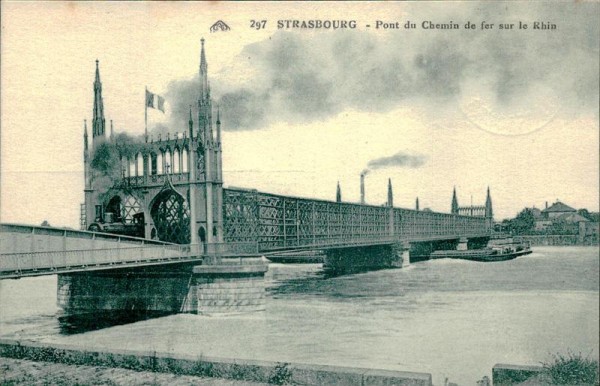 Strasbourg-Pont du Chemin de fer sur le Rhin Vorderseite
