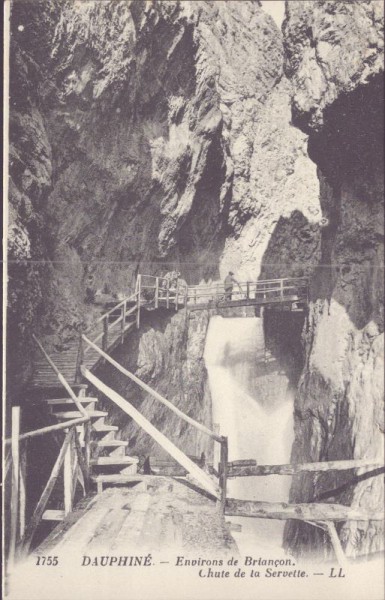 Dauphiné, Environs de Briancon, Chute de la Servette