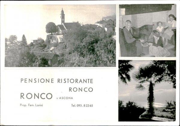 Ronco sopra Ascona Vorderseite