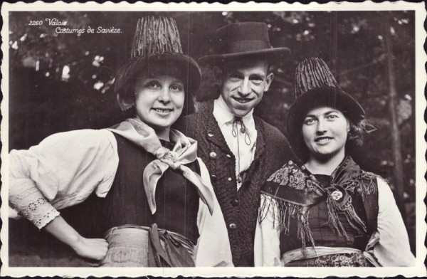 Costumes de Savièze Vorderseite