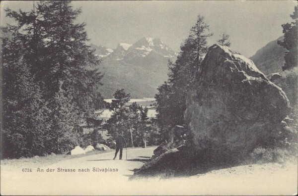 An der Strasse nach Silvaplana. Vorderseite