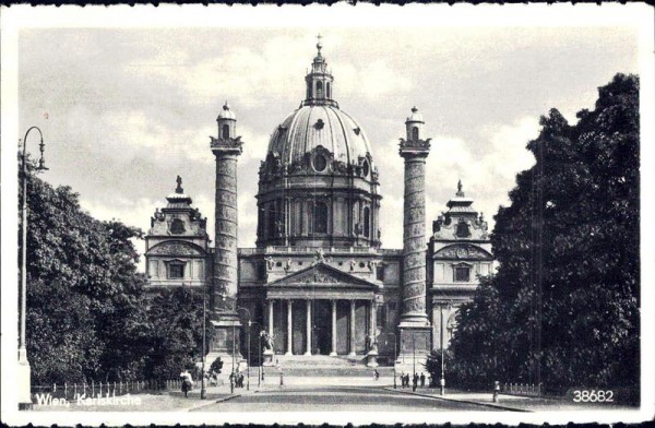 Wiener Karlskirche Vorderseite