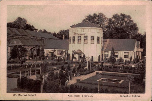Bern, Landesausstellung 1914, Milchwirtschaft Vorderseite