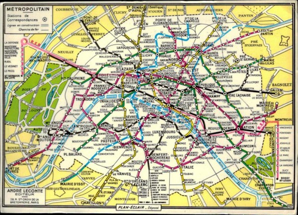 Paris Metro Vorderseite