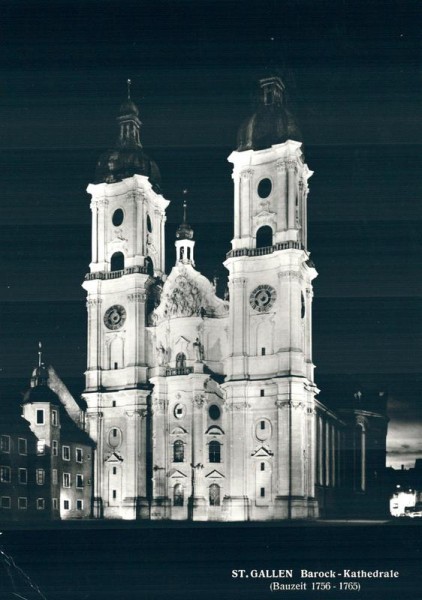 St.Gallen, Barrock- Kathedrale Vorderseite