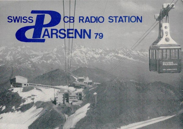 QSL- Karte, Parsenn 79, Turgi Vorderseite