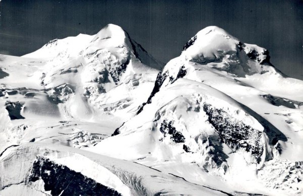 Zermatt. Gornergrat: Castor u. Pollux Vorderseite