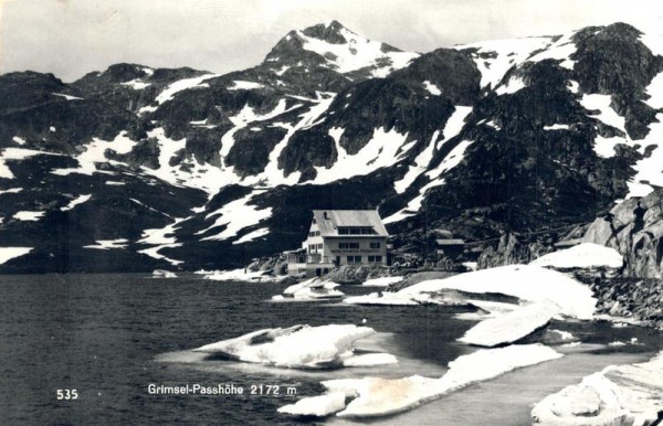 Grimsel-Passhöhe Vorderseite