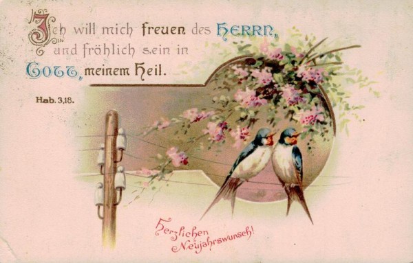 Vogelpärchen Vorderseite