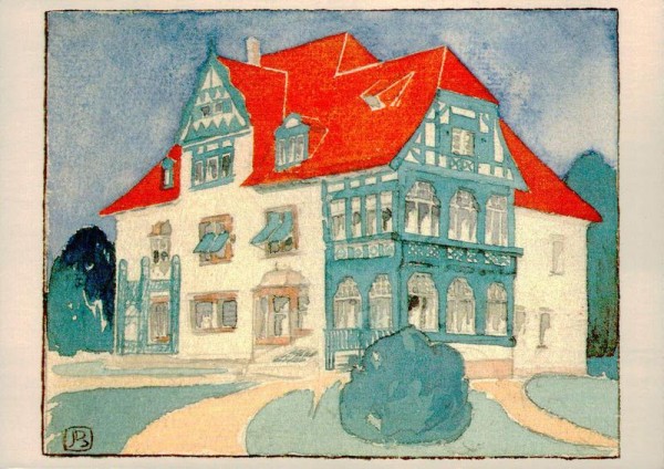 Die "Langmatt" nach einem Aquarell von Jenny Brown, um 1905 Vorderseite