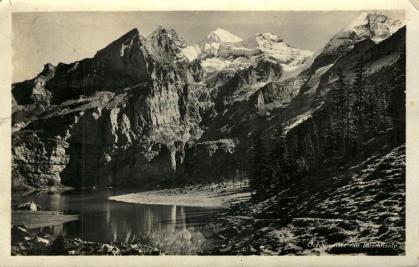 Blüemlisalp, Oeschinensee Vorderseite
