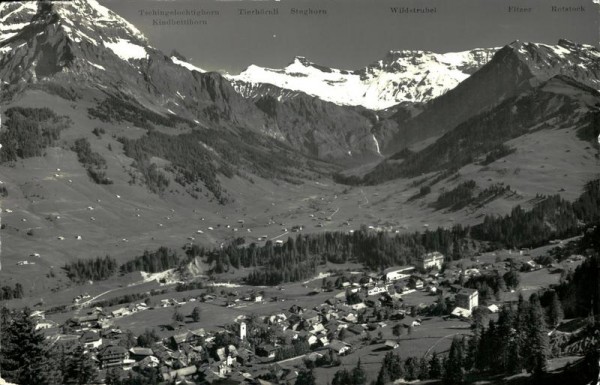 Talabschluss mit Wildstrubel, Adelboden Vorderseite