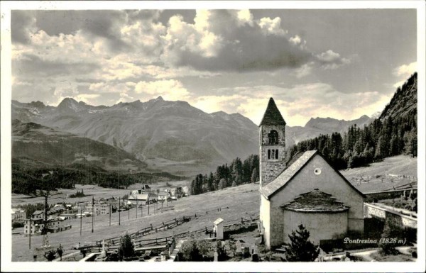 Pontresina (1828 m) Vorderseite