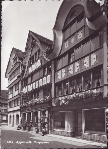 Hauptgasse, Appenzell Vorderseite