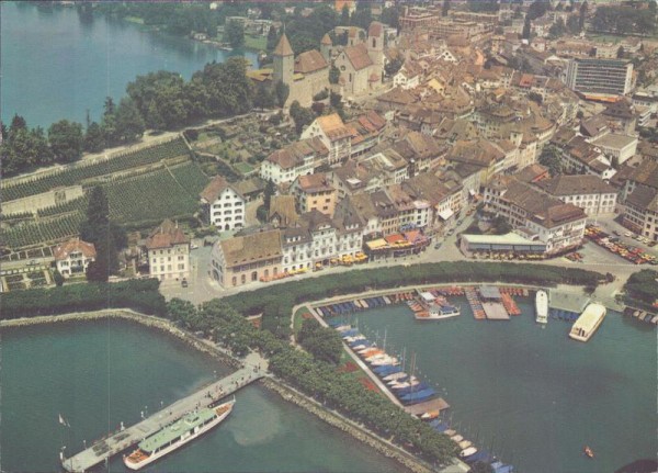 Rapperswil, Flugaufnahme Vorderseite