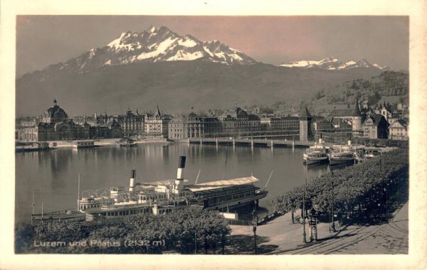 Luzern und Pilatus Vorderseite