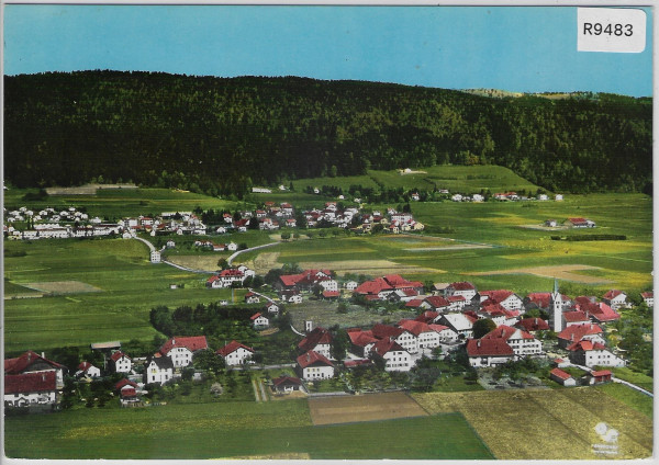 En Avion Au-Dessus de Coffrane - Vue aerienne