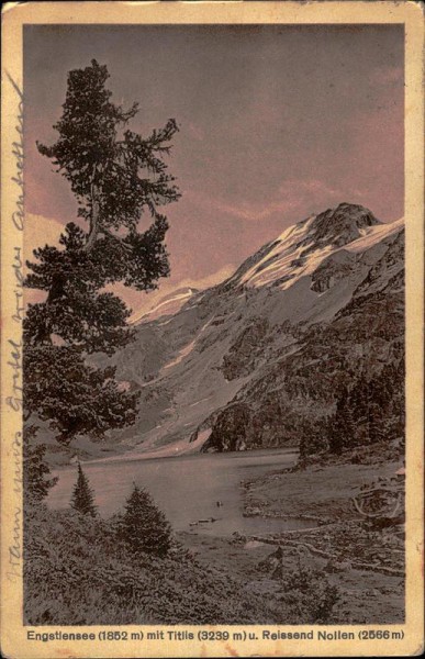 Engstlensee mit Titlis Vorderseite