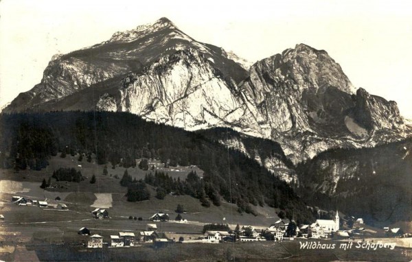 Wildhaus mit Schafberg Vorderseite