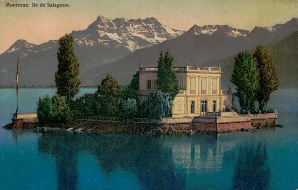 Ile de Salagnon et la Dent du Midi Vorderseite