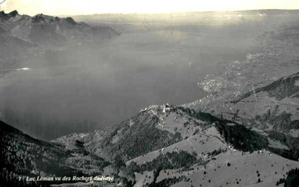 Lac Léman vu des Rochers de Naye Vorderseite