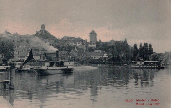 Murten, Hafen Vorderseite