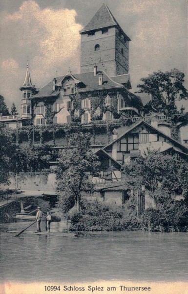 Schloss Spiez am Thunersee Vorderseite