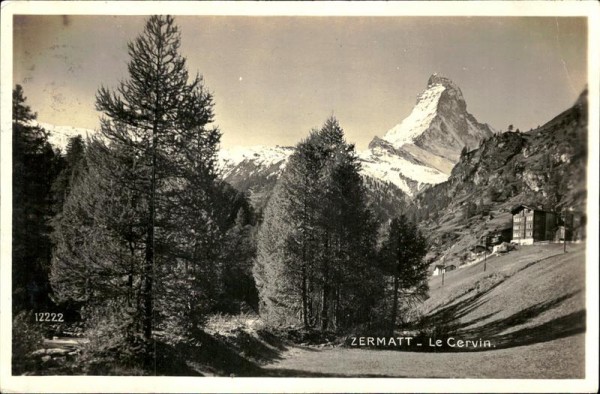 Zermatt - Le Cervin - Matterhorn (4478 m) Vorderseite