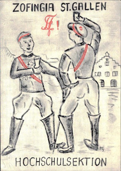 Zofingia St. Gallen, Hochschulsektion Vorderseite