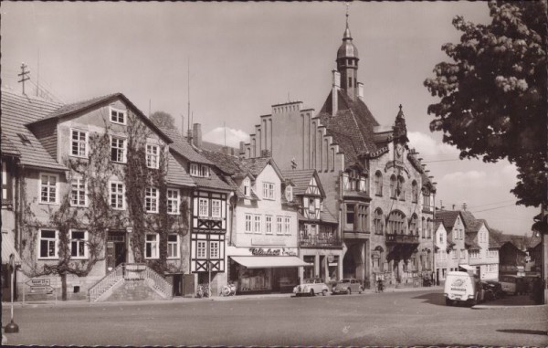 Grossalmerode, Marktplatz mit Rathaus