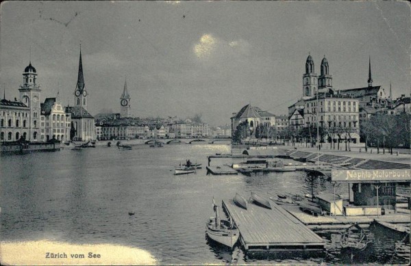 Zürich vom See Vorderseite