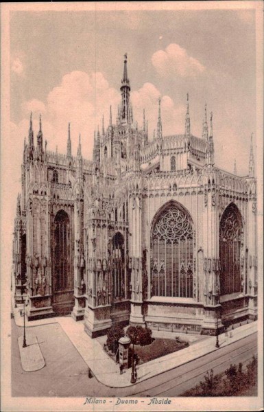 Milano - Duomo - Abside Vorderseite