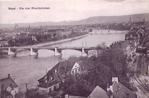 Basel - Die Drei Rheinbrücken