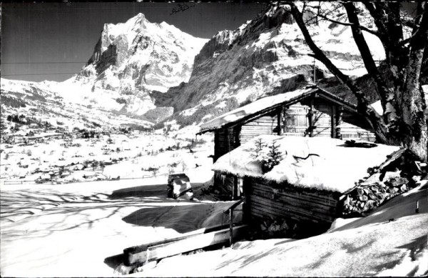 Grindelwald mit Wetterhorn Vorderseite