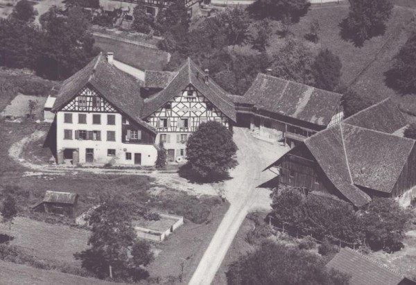 Baumschule-Roswenkulturen, Rest. Neumühle, Hüttwilen TG  -  Flugaufnahmen Vorderseite