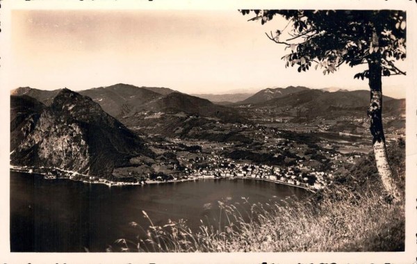 Lugano. Vista dal Monte Bré Vorderseite