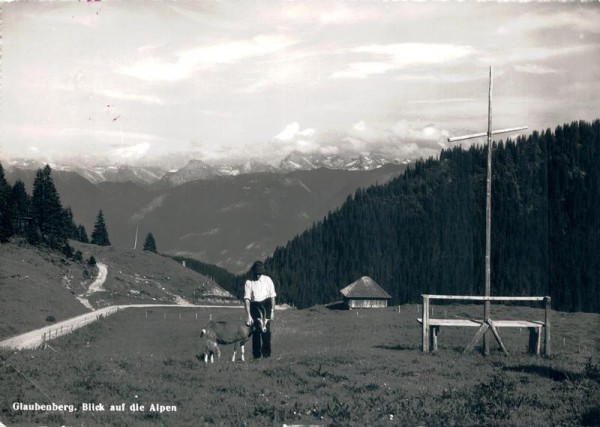 Glaubenberg, Blick auf die Alpen Vorderseite