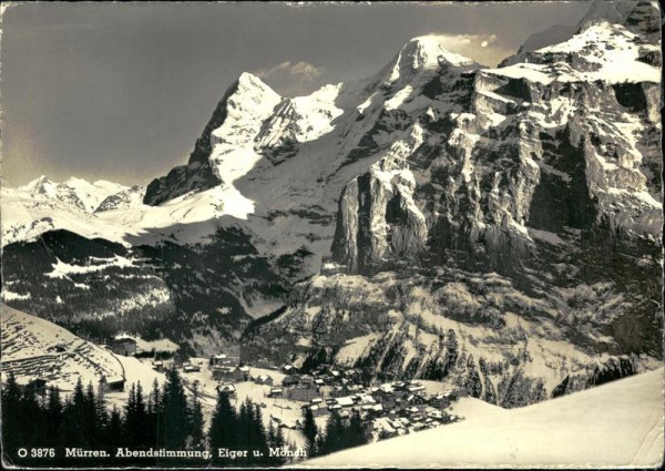 Mürren Eiger und Mönch Vorderseite