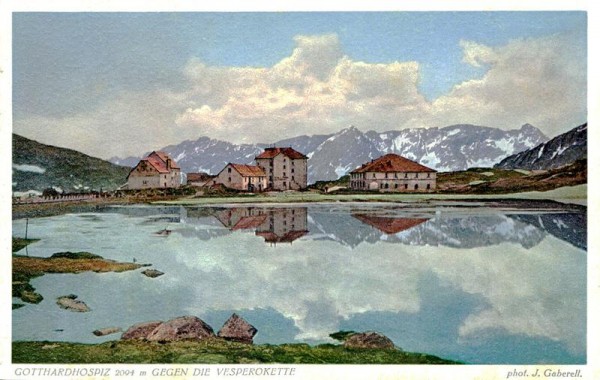 Gotthardhospiz Vorderseite