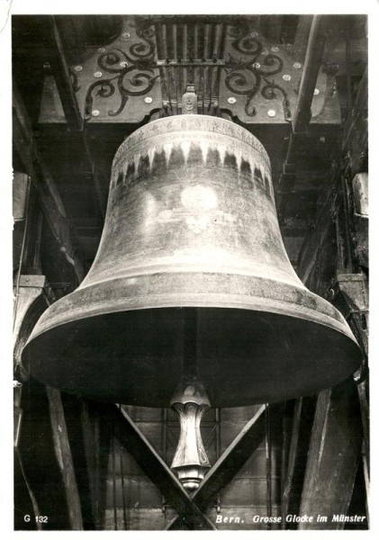 Bern - Grosse Glocke im Münster Vorderseite