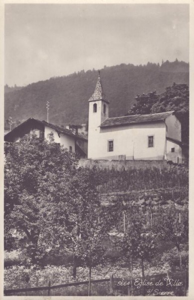 Eglise de Villa, Sierre Vorderseite