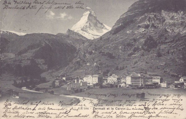 Zermatt et le Cervin